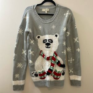 I’m In Love With Derek Polar Bear Sweater, Size L